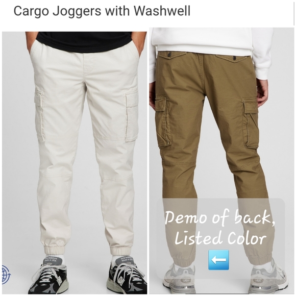 GAP Pants Nwt Gap Brand Mens Cargo Joggers With Washwell Poshmark